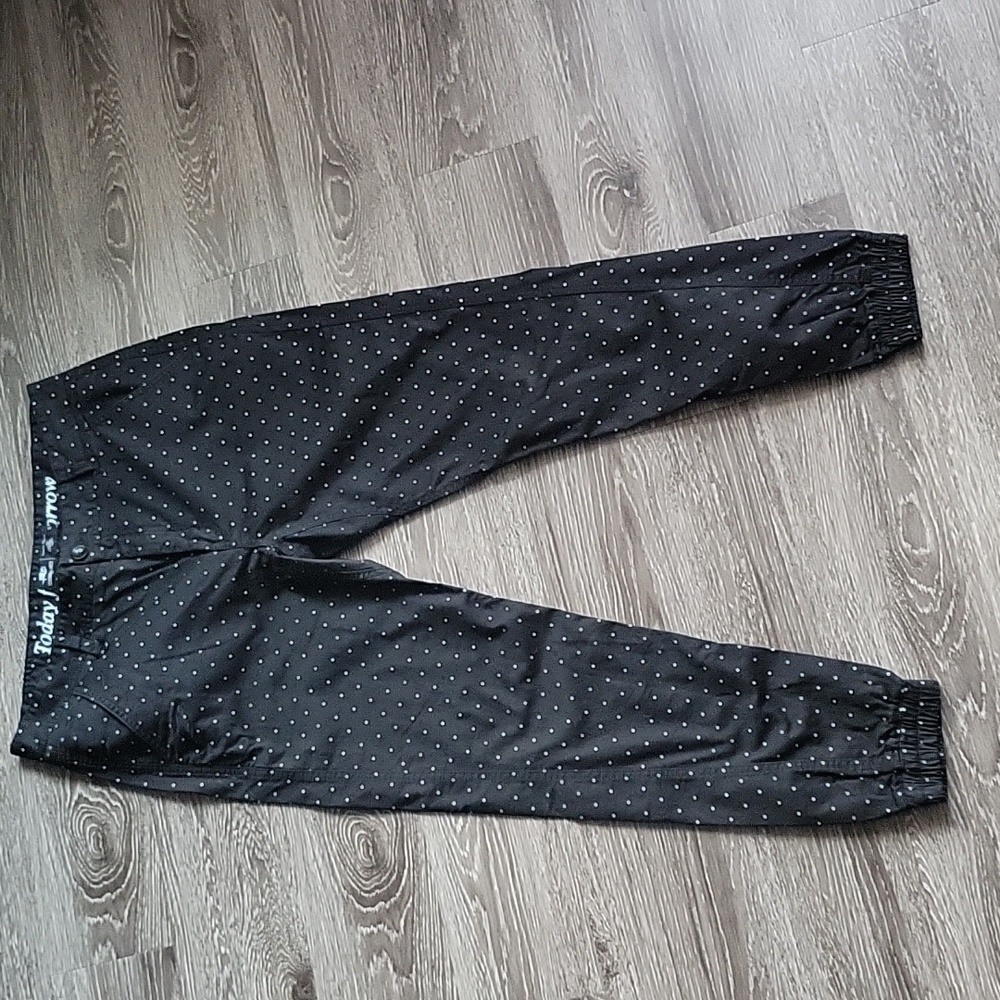 Publish Men's Black and White Polkadot Joggers